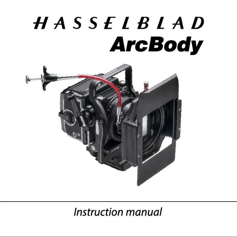 First page image of the manual for ArcBody