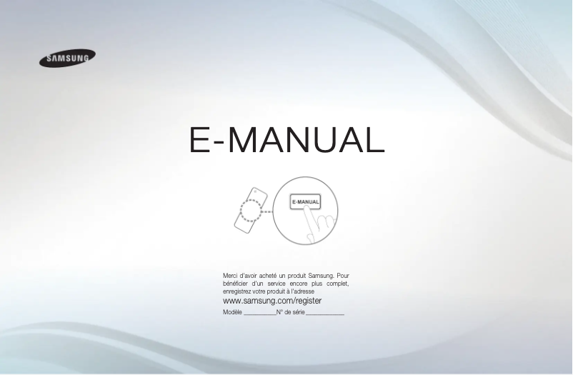 Page 1 of the manual User Manual Samsung UA65D8000XN