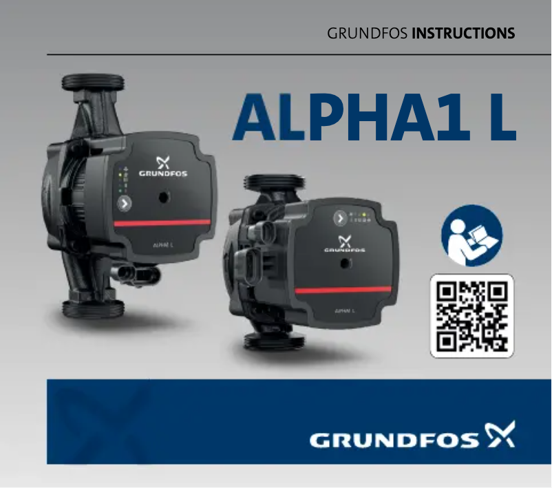 Page 1 of the manual User Manual Grundfos ALPHA1 L