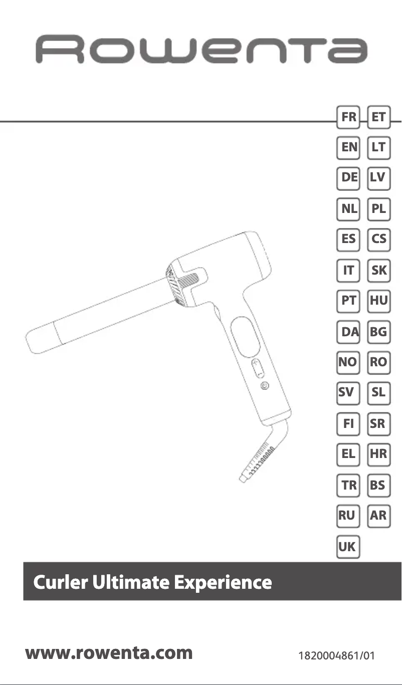 Page 1 of the manual User Manual Rowenta Ultimate Experience Air Care CF4310