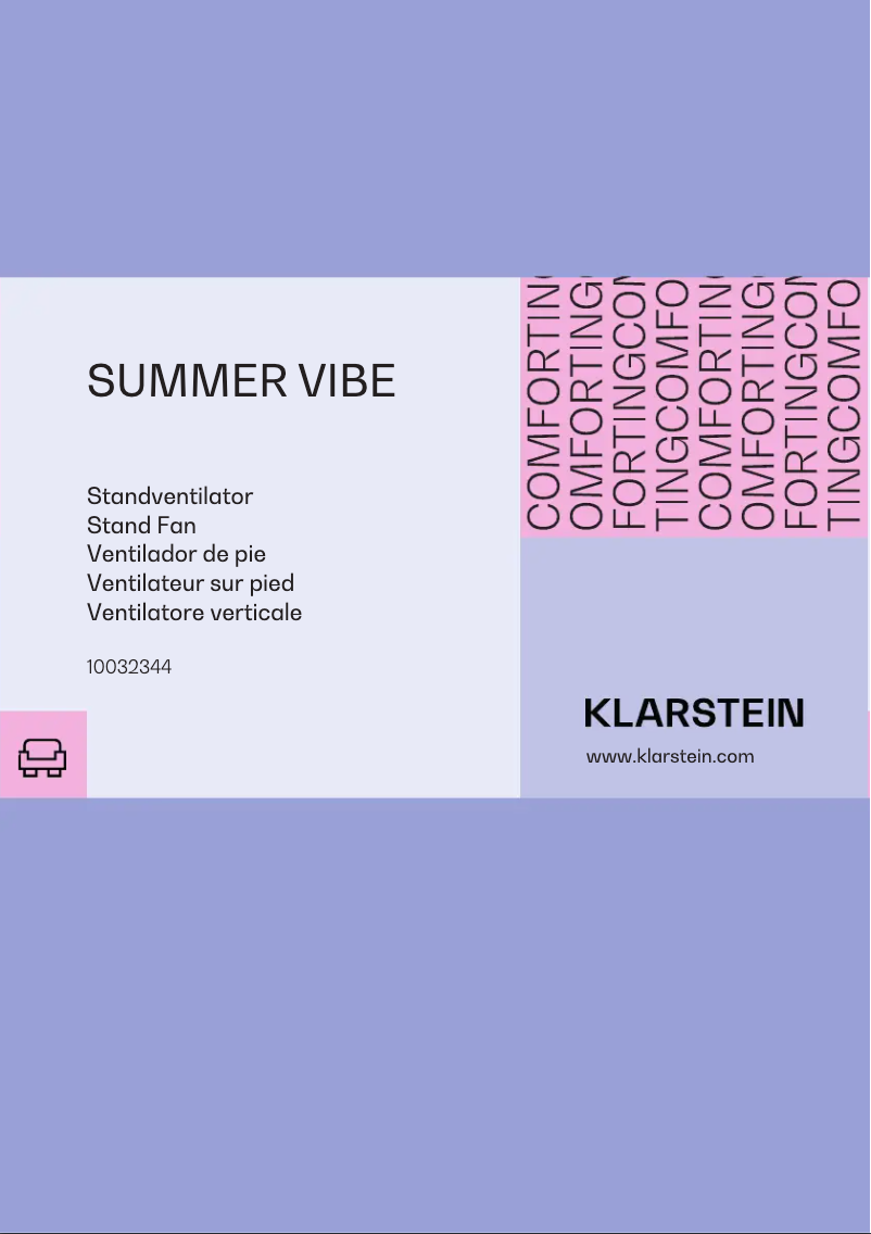 First page image of the manual for Summer Vibe