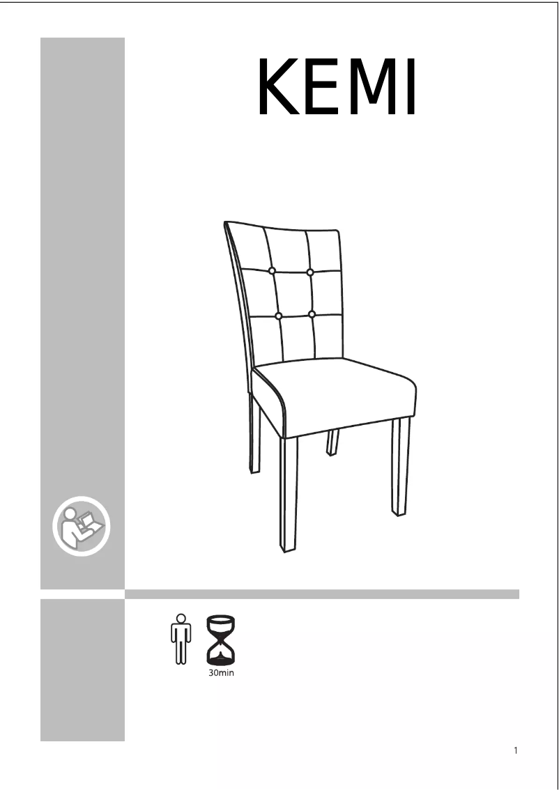 First page image of the manual for Kemi