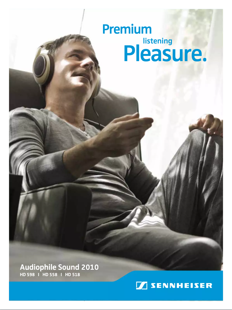 First page image of the manual for HD 598