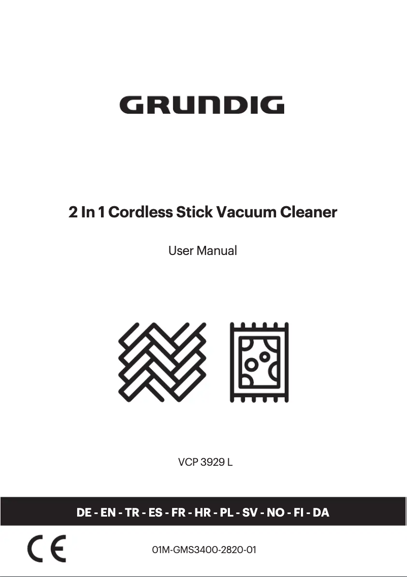 Page 1 of the manual User Manual Grundig VCP 3929 L