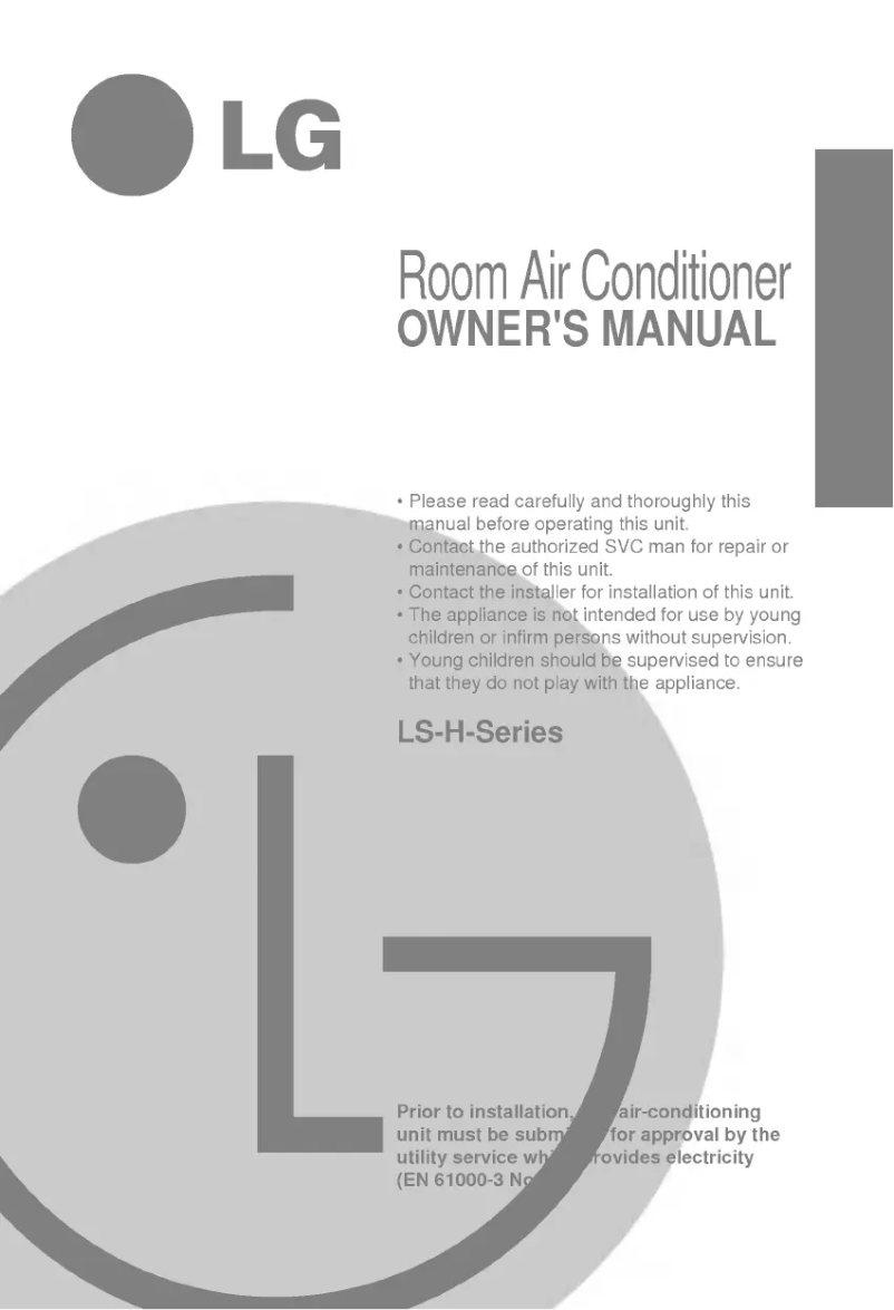 First page image of the manual for LS-H0560BL