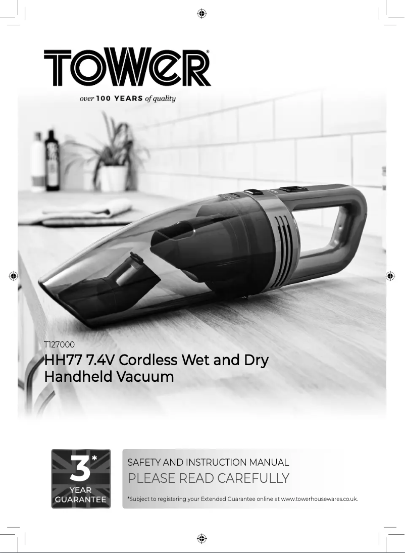 Page 1 de la notice Manuel utilisateur Tower HH77