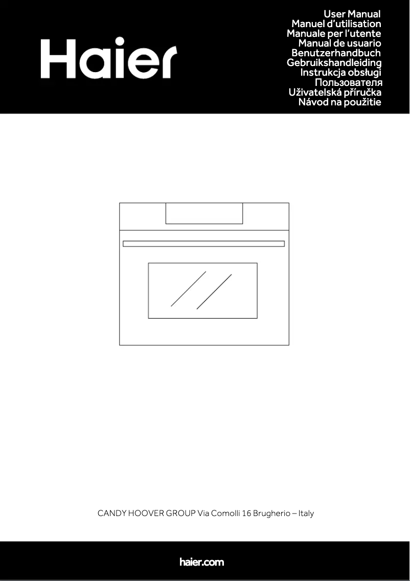 First page image of the manual for HWO45NM6SXB1Q