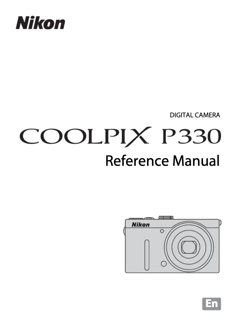 First page image of the manual for Coolpix P330