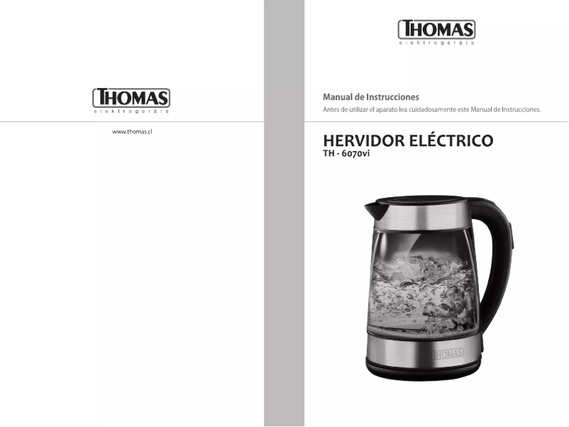 First page image of the manual for TH-6070VI