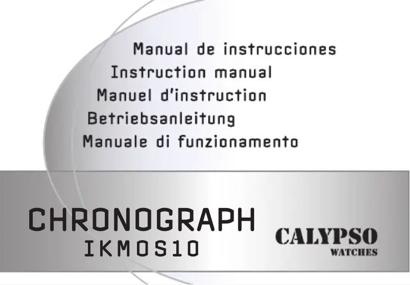 Page 1 of the manual User Manual Calypso K5051