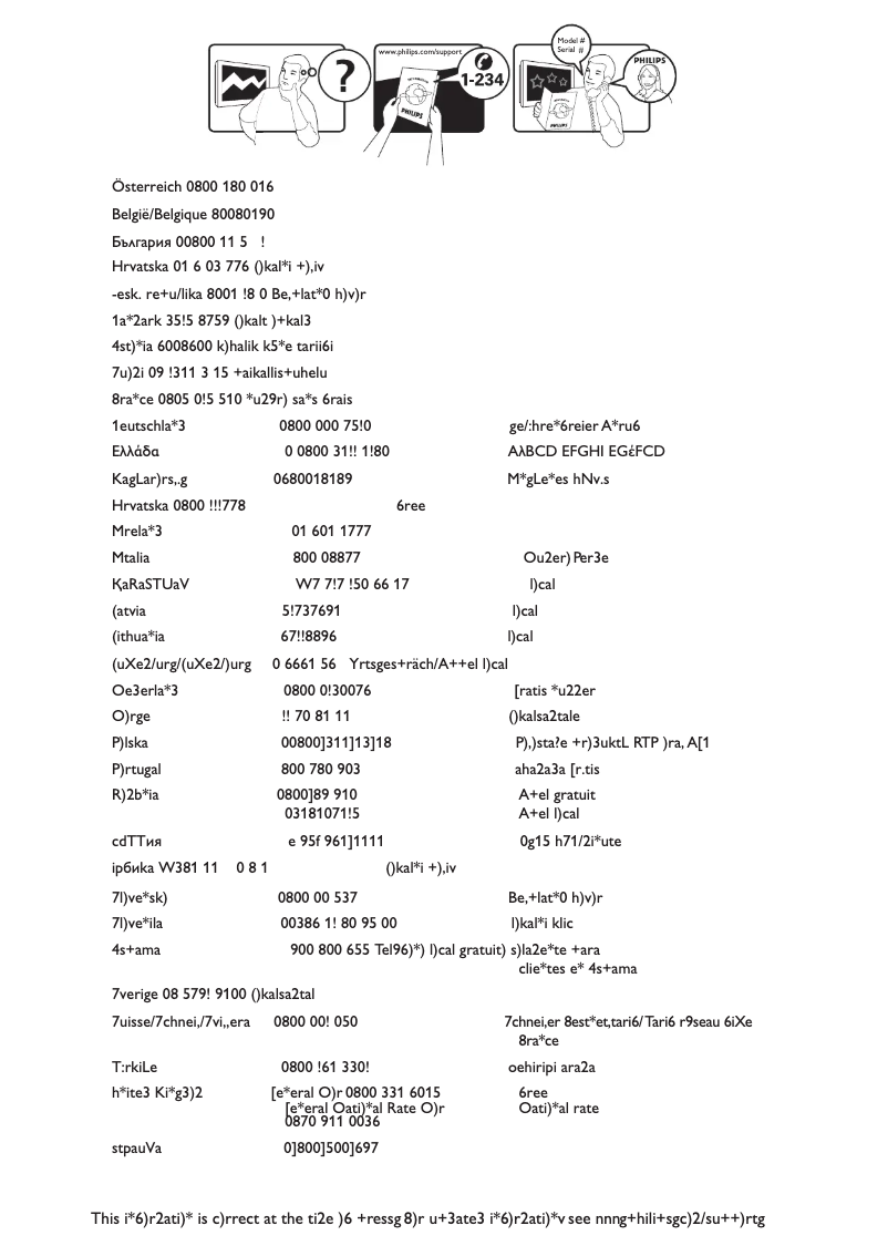 Page 1 of the manual User Manual Philips 32PFL7674H