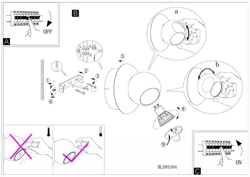 Page 1 of the manual User Manual Eglo Norbello 2
