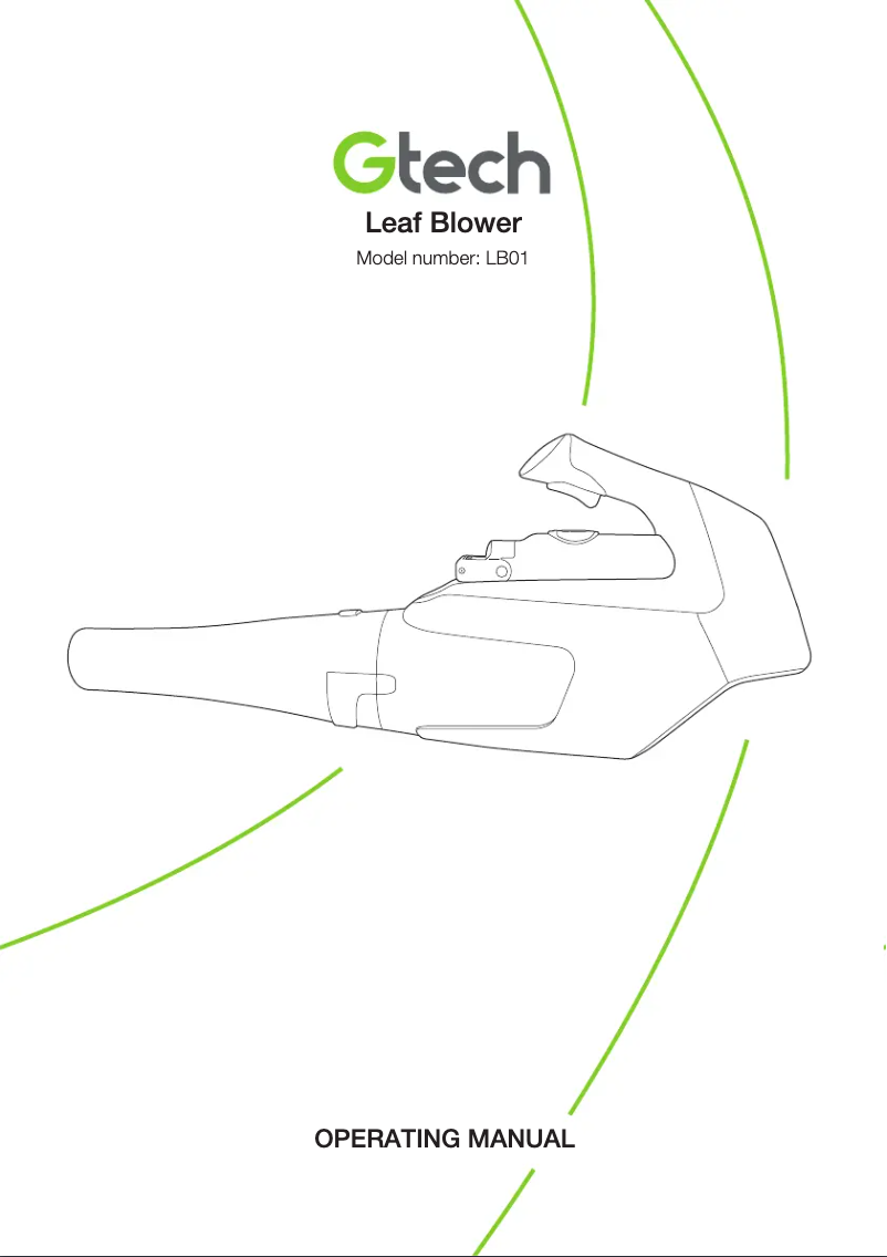 First page image of the manual for LB01