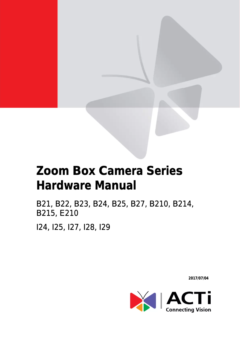 First page image of the manual for I28