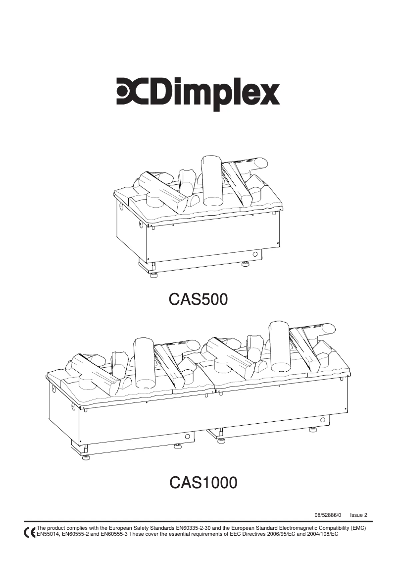 Page 1 of the manual User Manual Dimplex CAS500