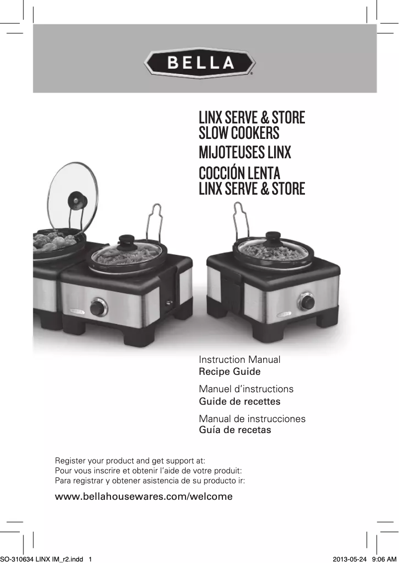 Page 1 of the manual User Manual Bella 14012