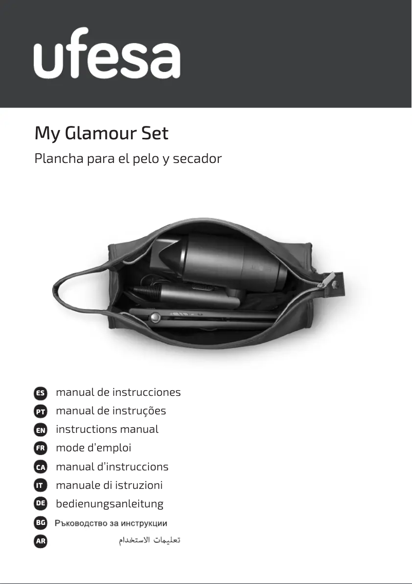 Page 1 of the manual User Manual Ufesa My Glamour Set
