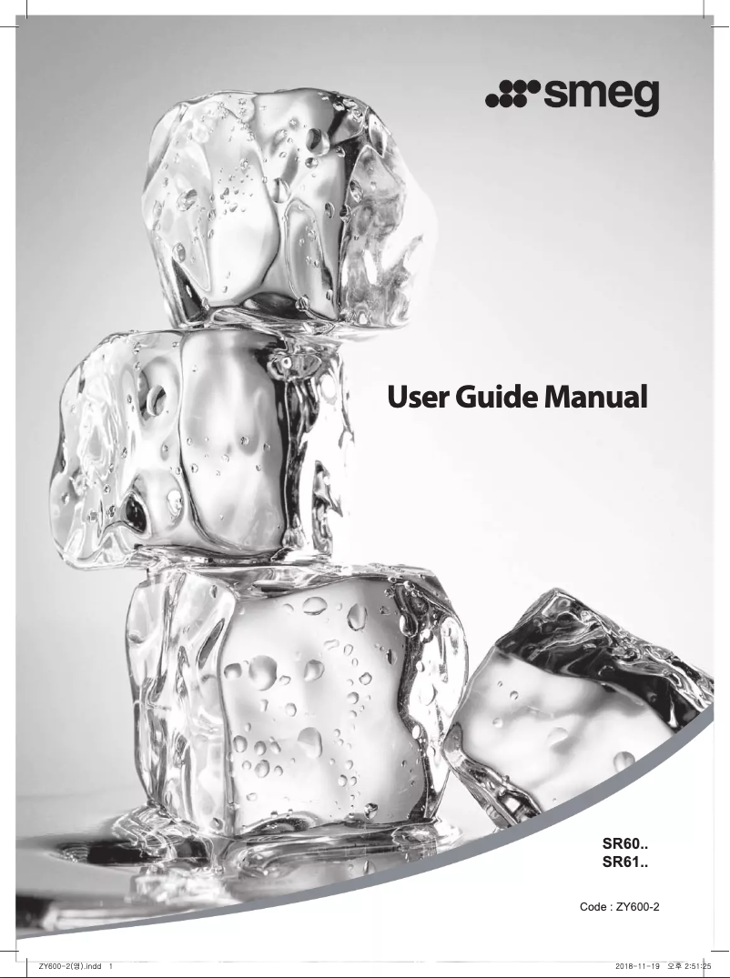 First page image of the manual for SR601