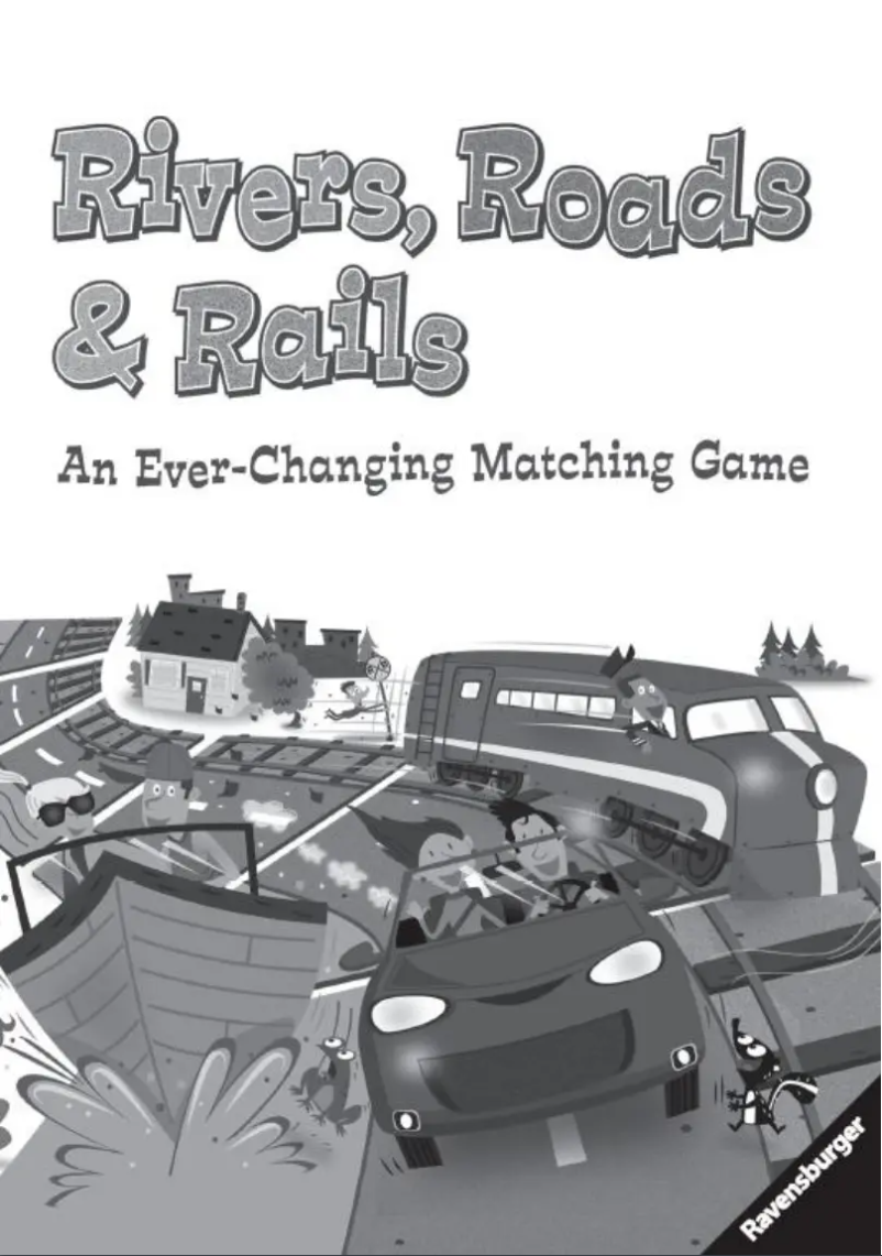 Page 1 de la notice Manuel utilisateur Ravensburger Rivers, Roads & Rails