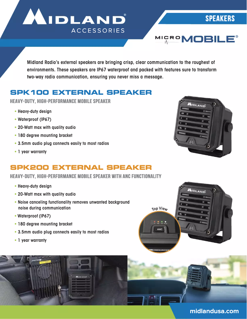 First page image of the manual for Slimline SPK200