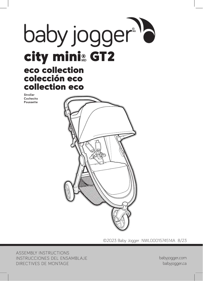 Page 1 of the manual User Manual Baby Jogger city mini GT2 Eco