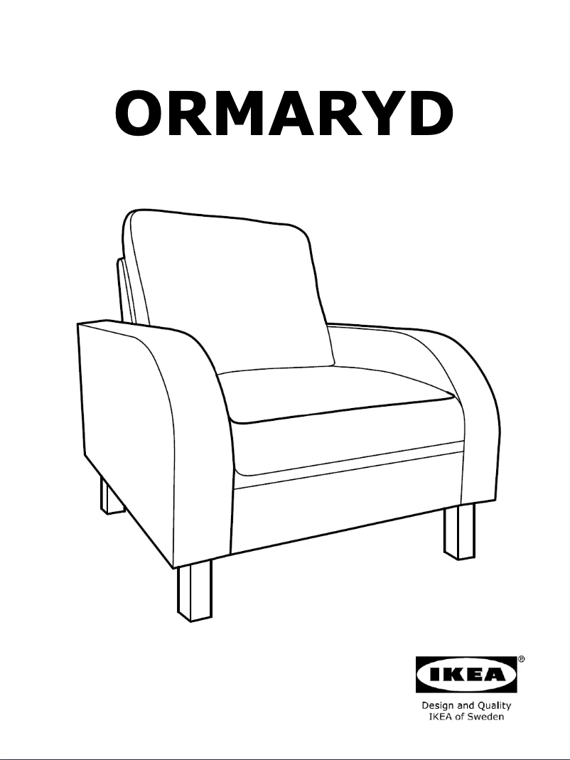 First page image of the manual for ORMARYD 104.775.82