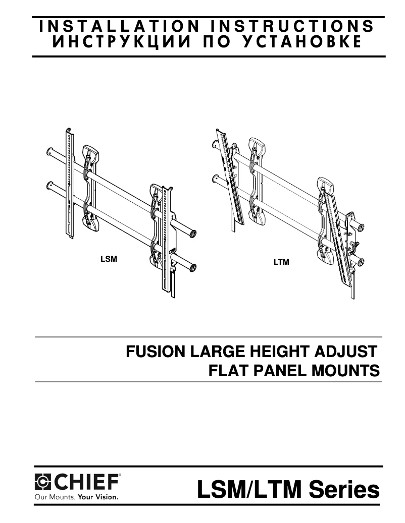 Page 1 of the manual User Manual Chief LSM5536