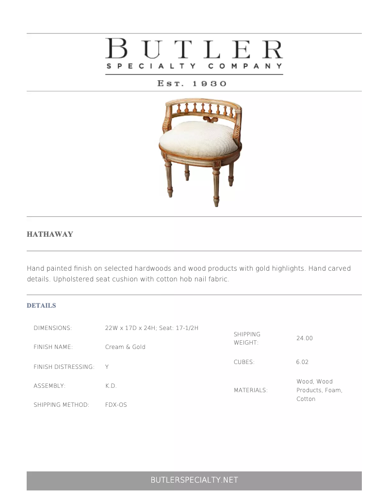 First page image of the manual for Hathaway 1218221