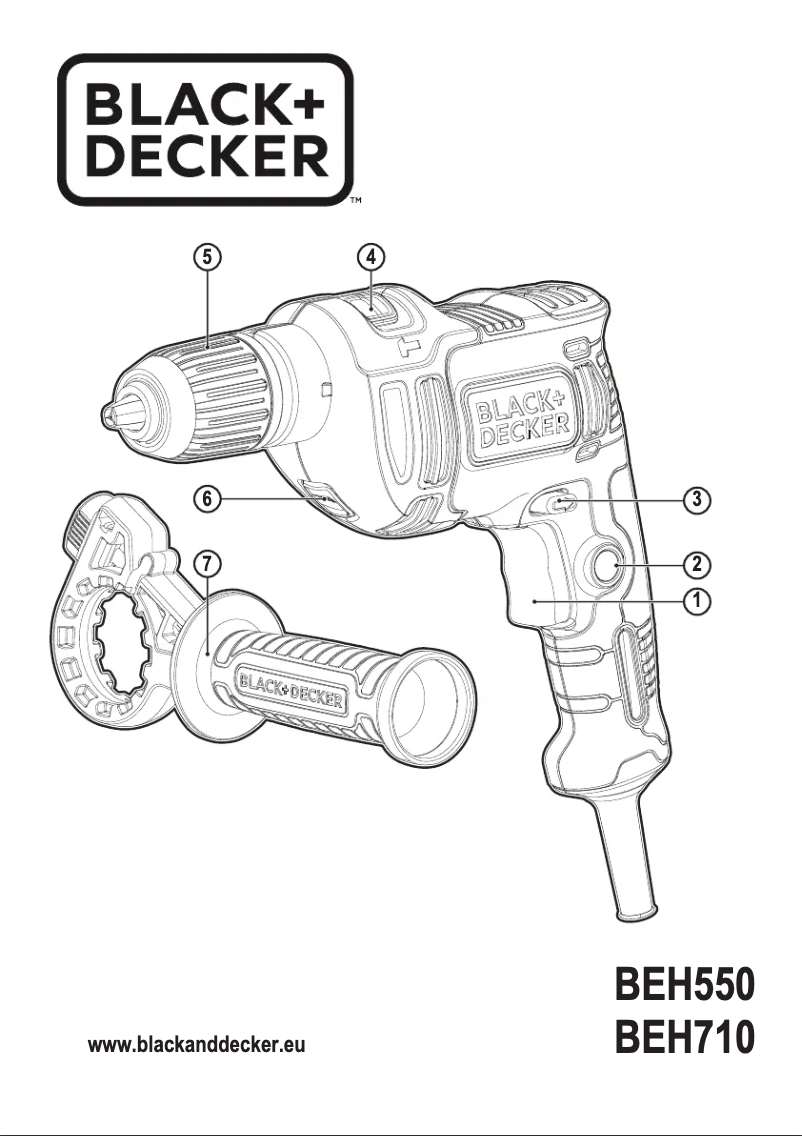First page image of the manual for BEH710