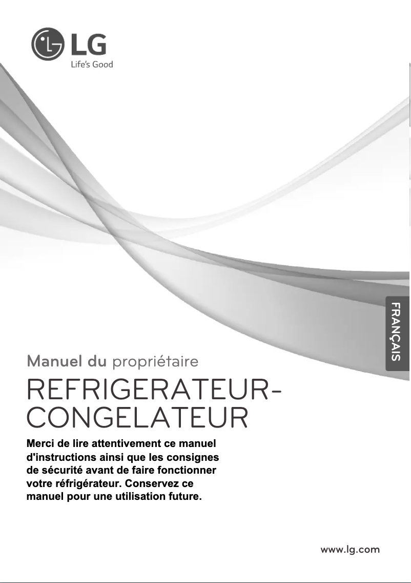 Page 1 of the manual User Manual LG GRF7848SC