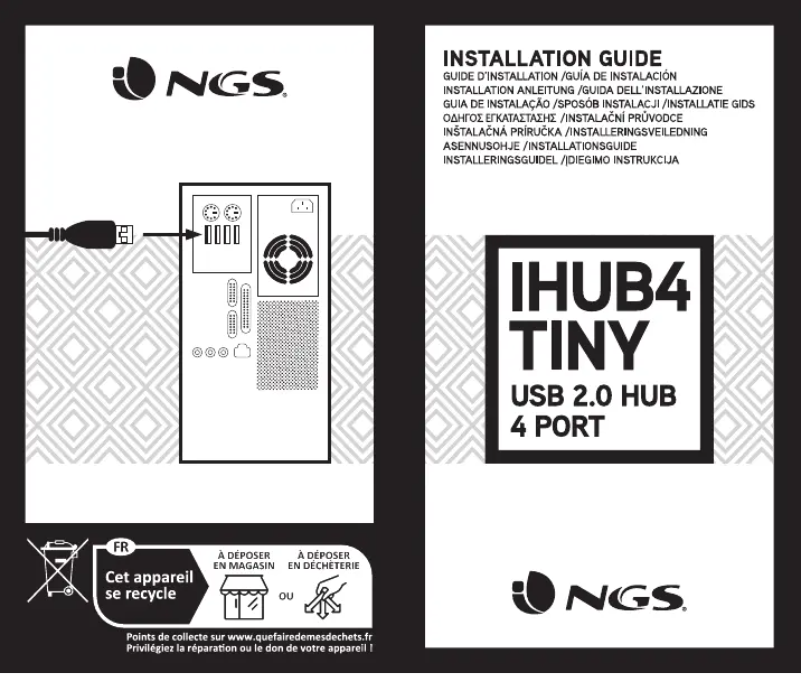 Page 1 of the manual User Manual NGS iHUB 4 TINY
