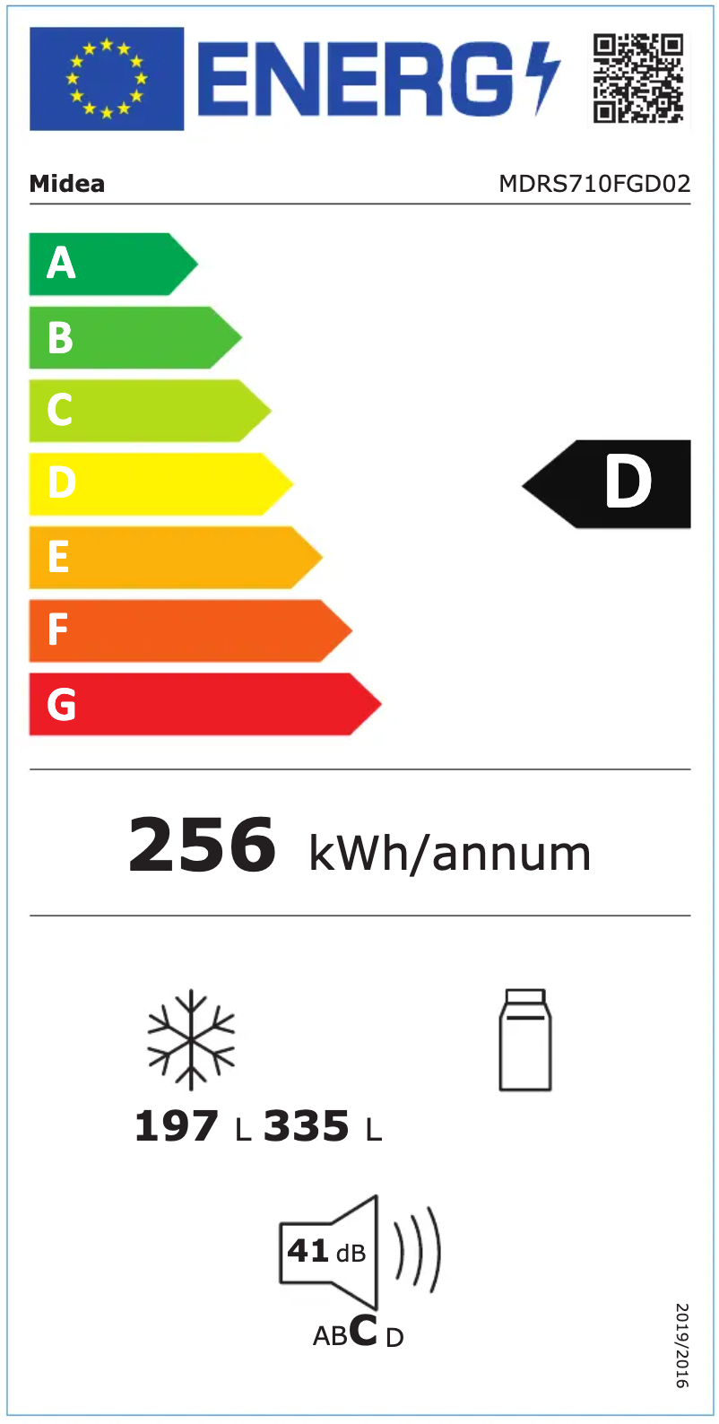 First page image of the manual for MDRS710FGD02