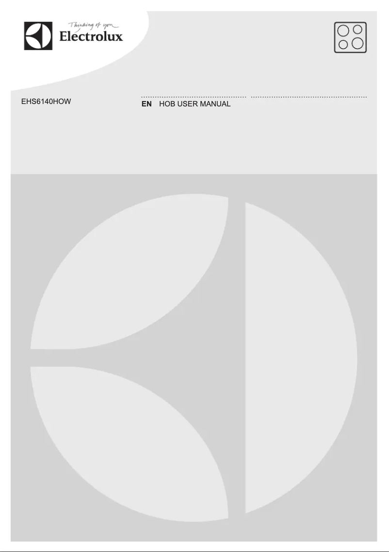 First page image of the manual for EHS6140HOW