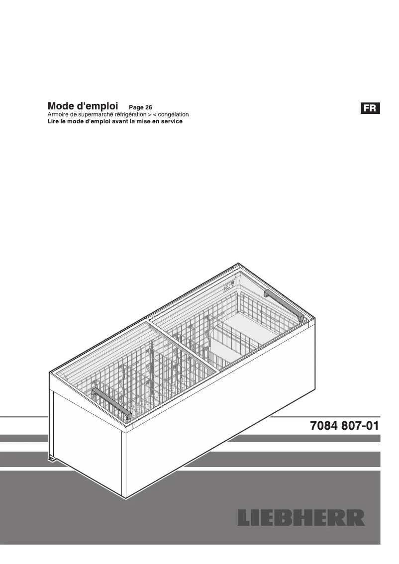 Page 1 of the manual User Manual Liebherr COVE 250s
