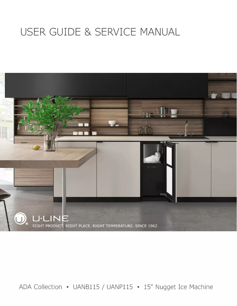 First page image of the manual for UANB115