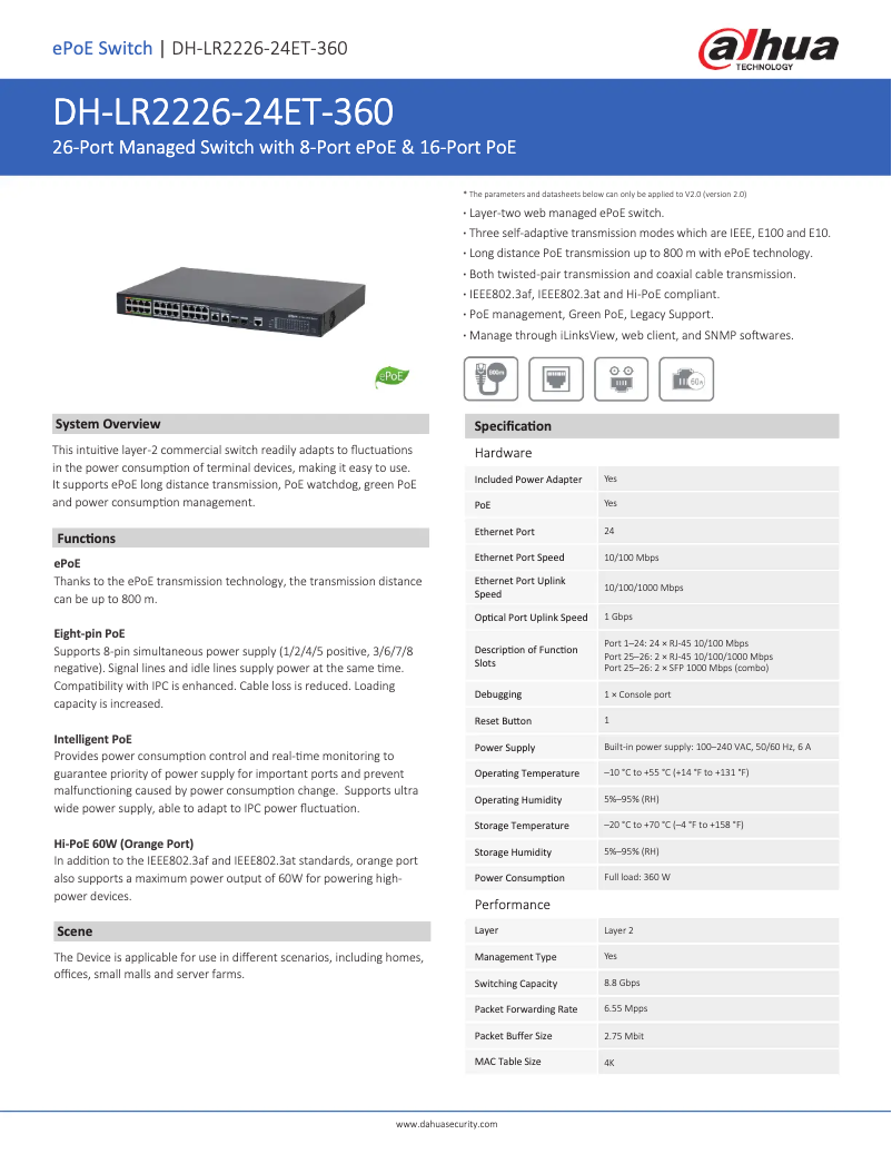 First page image of the manual for LR2226-24ET-360