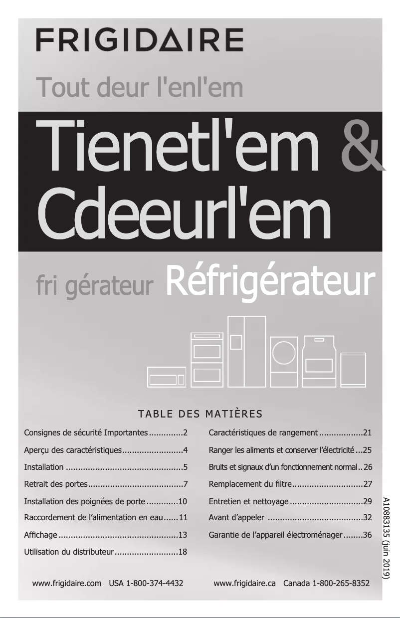 Image de la première page du manuel de l'appareil FG4H2272UF