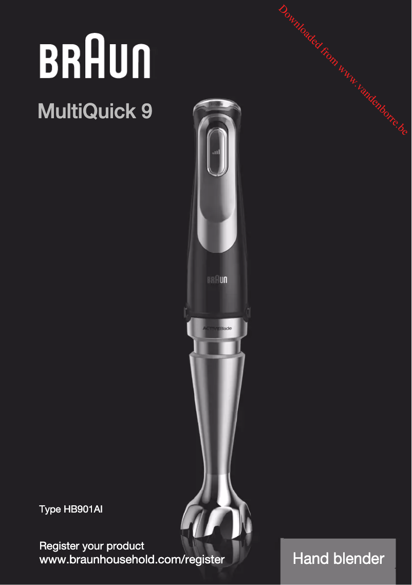 First page image of the manual for MultiQuick 9