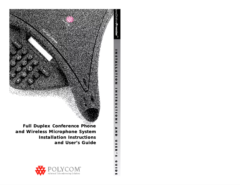 Page 1 of the manual User Manual Polycom Soundstation Premier