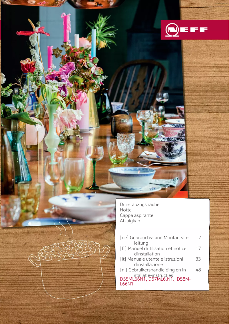 First page image of the manual for D55ML66N1