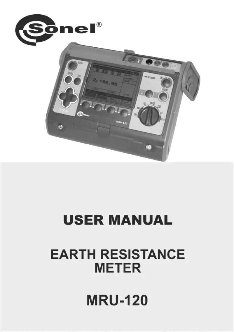 First page image of the manual for MRU-120