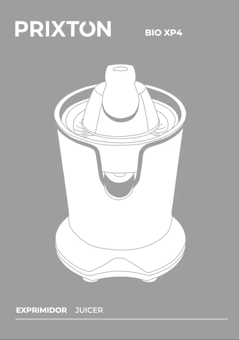 First page image of the manual for BIO XP4