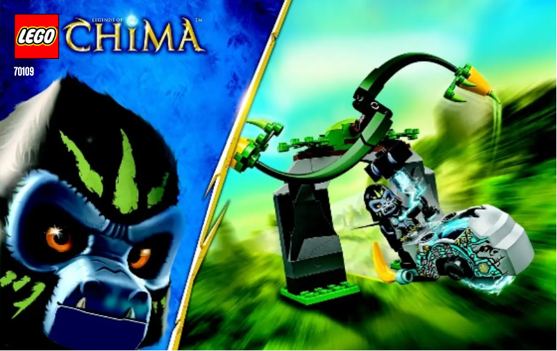 First page image of the manual for Chima 70109