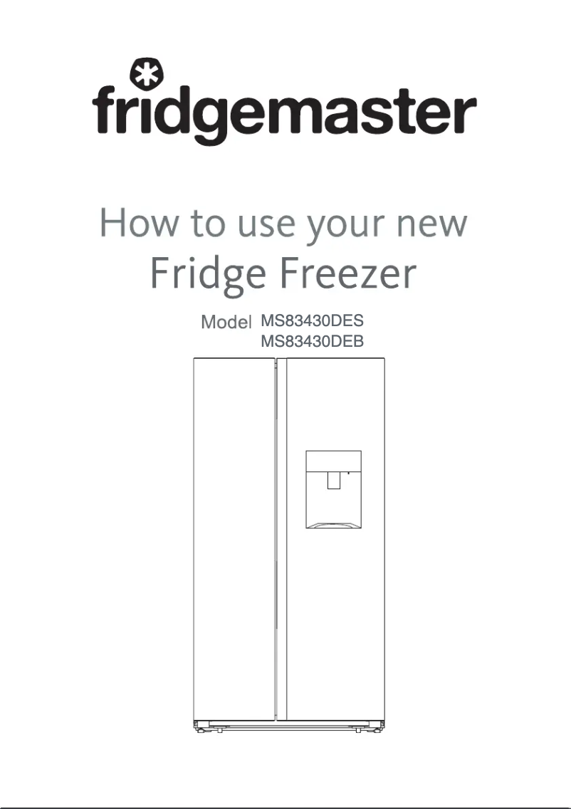 First page image of the manual for MS83430DES