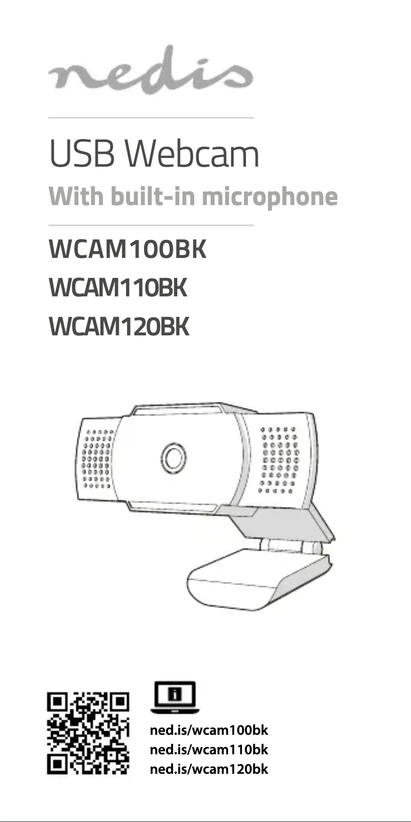Page 1 of the manual User Manual Nedis WCAM100BK