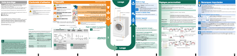 First page image of the manual for WM14E167FG