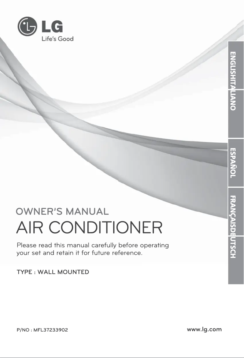 First page image of the manual for G09AH