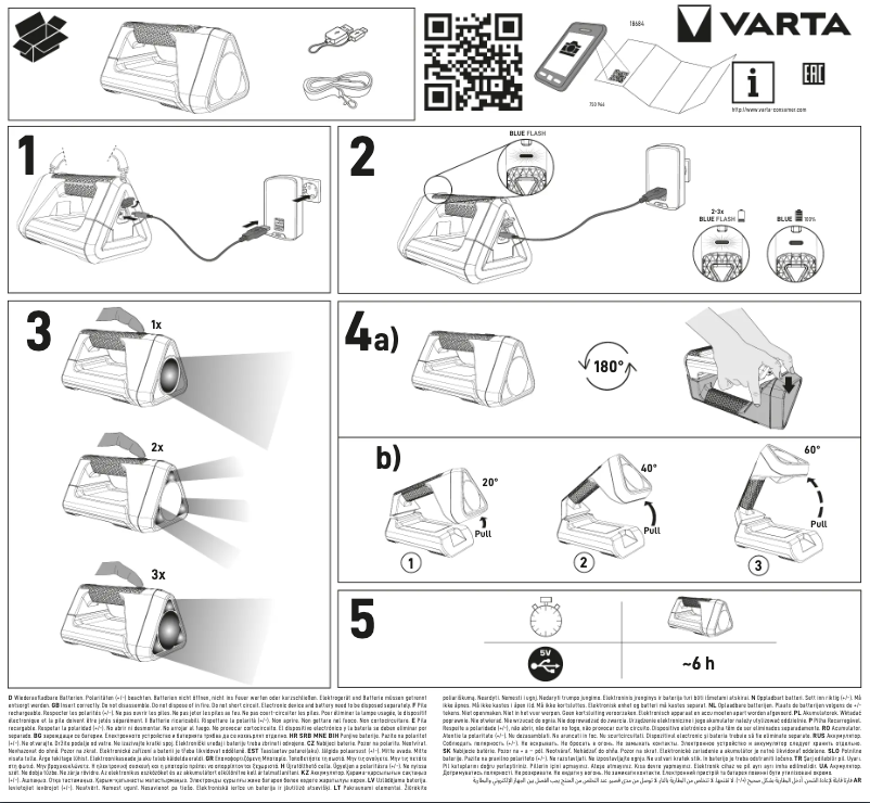 First page image of the manual for Work Flex BL30R 18684