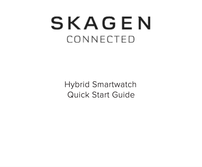 First page image of the manual for Connected SKT1100