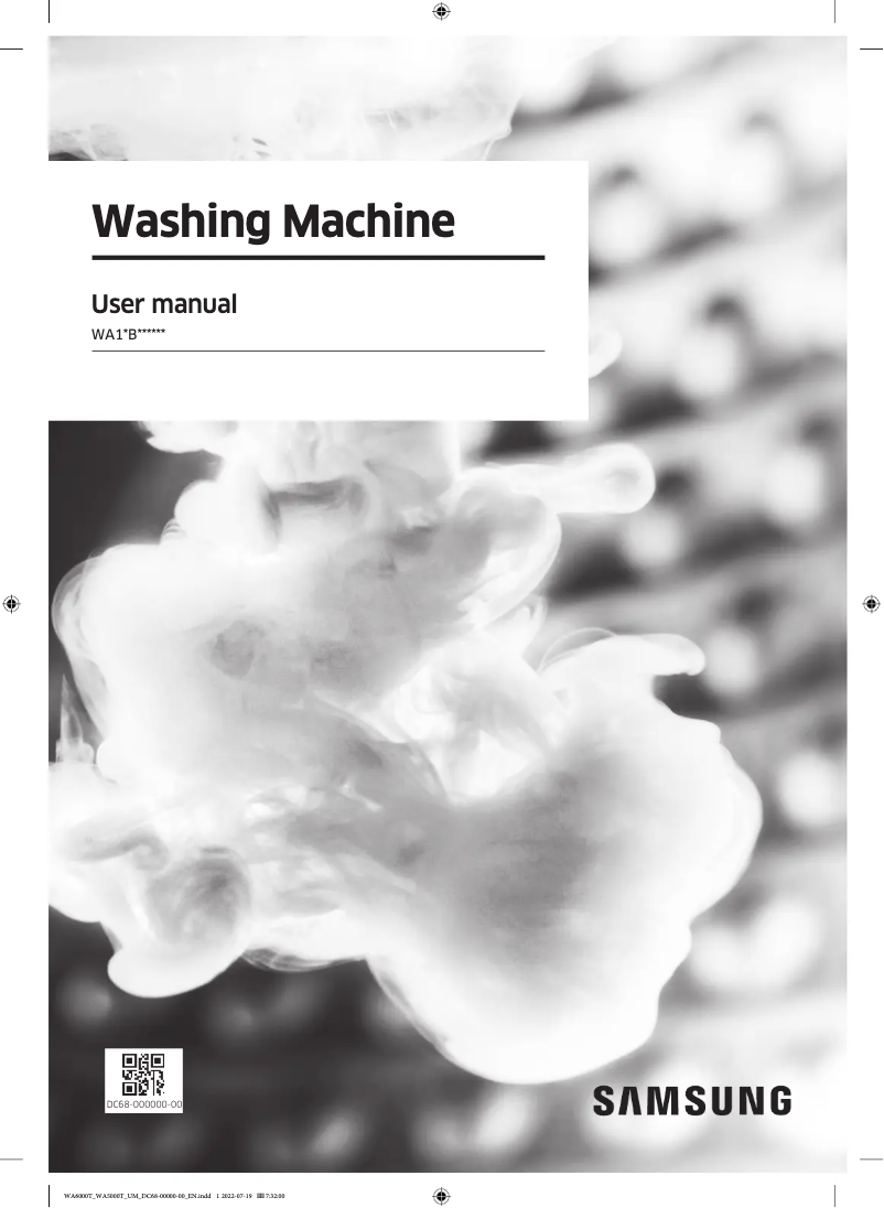 Page 1 of the manual User Manual Samsung WA16B6251WW